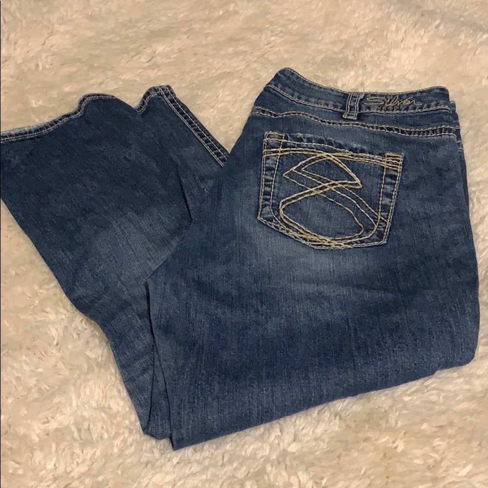 Silver brand capris size 18